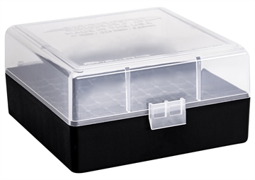 Picture of Berry's Ammo Box 223Rem/5.56NATO Clear/Black Polypropylene 100rd 03856