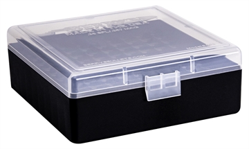 Picture of Berry's Ammo Box 38Special/357Mag Clear/Black Plastic 100rd 15382