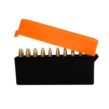 Picture of Berrys Manufacturing HUNTER ORANGE/BLACK 243/6.5MM/30-06 20 ROUND AMMO BOX 19963