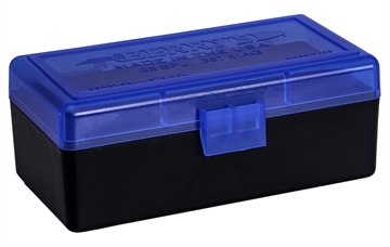 Picture of Berry's Ammo Box 38Special/357Mag Blue/Black Polypropylene 50rd 36713