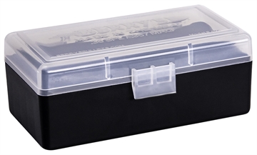 Picture of Berry's Ammo Box 38 Special/357 Mag Clear/Black Polypropylene 50rd 61687