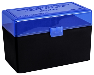 Picture of Berry's Ammo Box 243/308Win Blue/Black Polypropylene 50rd 82467