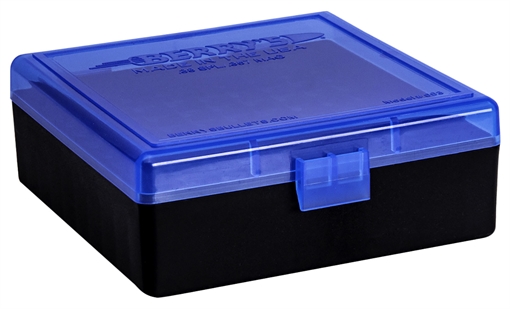 Picture of Berry's Ammo Box 38Special/357Mag Blue/Black Polypropylene 100rd 95182