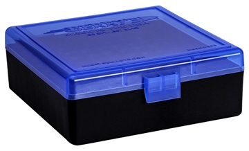Picture of Berry's Ammo Box 38Special/357Mag Blue/Black Polypropylene 100rd 95182