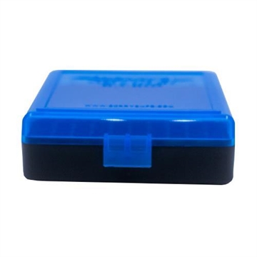 Picture of Berry's Ammo Box 22LR Blue/Black Polypropylene 100rd 83500
