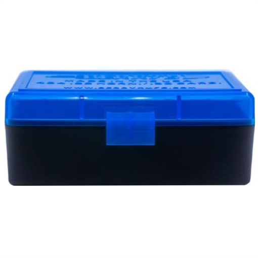Picture of Berry's Ammo Box #404 - .22 Horn./.30 Carb. 50/rd Blue/Black 11964
