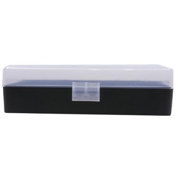 Picture of Berry's Ammo Box 40S&W/45ACP Clear/Black Polypropylene 50rd 67425