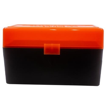 Picture of Berry's Ammo Box #409 - .243/.308 cal 50/rd Hunter Orange/Black 28397