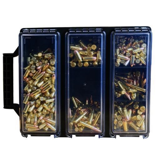Picture of Berry's Tri-Can Triple Ammo Can Black Plastic 68911
