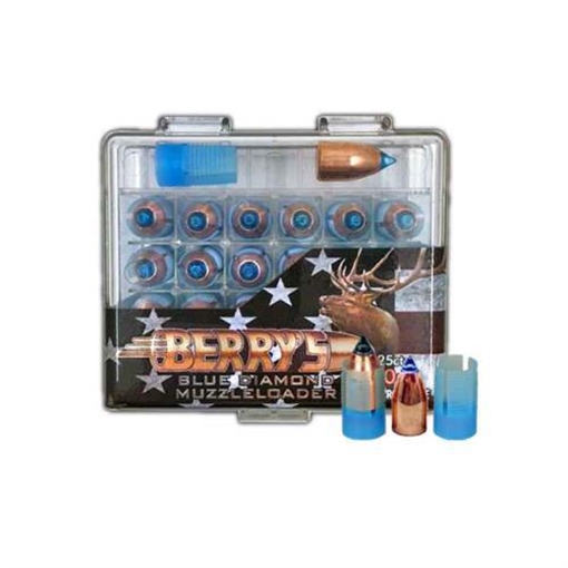 Picture of Berry's Blue Diamond .50 Cal. Muzzleloader Bullets with Sabots 275 gr 25/ct 53555