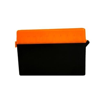 Picture of Berrys Manufacturing HUNTER ORANGE/BLACK 270/30-06 20 ROUND AMMO BOX 14489