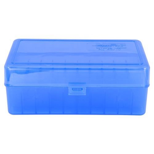 Picture of Berry's Mfg 411 Blue Ammo Flip Top Box Holds 50 Rounds - .45/70 Govt 87962