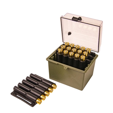 Picture of Berry's Mfg Safari Ammo Box 20rd Large Magnum Clear/Olive 64951