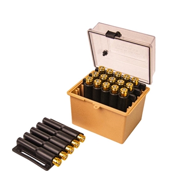 Picture of Berry's Mfg Safari Ammo Box 20rd Large Rifle Clear/Tan 72369