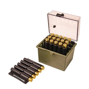 Picture of Berry's Mfg Safari Ammo Box 20rd Small Magnum Clear/Olive 63753