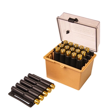 Picture of Berry's Mfg Safari Ammo Box 20rd Small Magnum Clear/Tan 73147