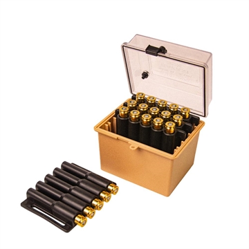 Picture of Berry's Mfg Safari Ammo Box 20rd Small Rifle Clear/Tan 71258