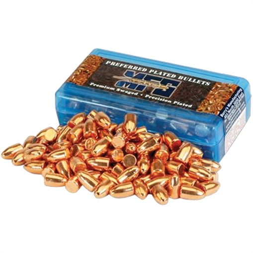 Picture of Berry's Preferred Plated Pistol Bullets .380 cal .356" 100 gr RNFB 250/ct 67767