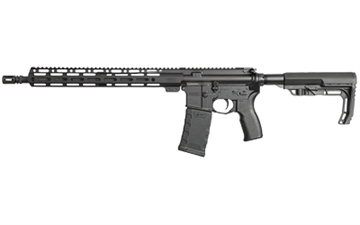 Picture of Bersa BAR15R, Semi-automatic Rifle, AR, 223 Remington/556NATO, 16" Barrel, Anodized Finish, Black, Mission First Tactical Minimalist Stock, Mission First Tactical Grip, 30 Rounds, 1 Mission First Tactical Magazine BAR15RMFT