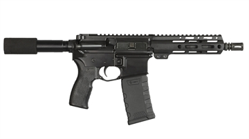 Picture of Bersa BAR15 5.56x45mm NATO 30+1 7.50" Barrel, A2 Flash Hider, Black Bruniton Finish, Buffer Tube Stock, M-LOK Handguard, MFT Grip, Manual Safety BAR15PBM