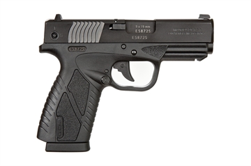 Picture of Bersa Concealed Carry, Striker Fired, Semi-automatic, Polymer Frame Pistol, Compact, 9MM, 3.2" Barrel, Matte Finish, Black, Fixed Sights, 8 Rounds, 1 Magazine BP9MCC