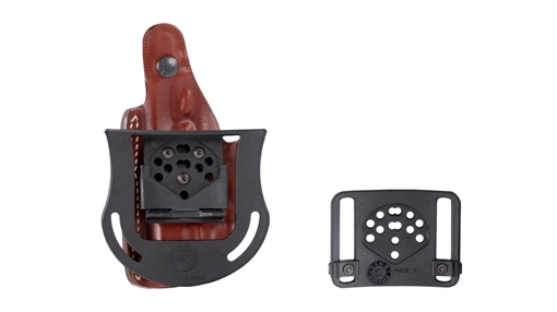 Picture of Bersa Leather Holster OWB-Paddle- RH Fits All Ultra Compact BER-HOL-TU141TAN-RH-T45-40-9UC