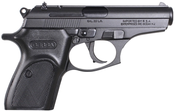 Picture of Bersa Thunder 22, Double Action/Single Action, Semi-automatic, Metal Frame Pistol, Compact, 22LR, 3.5" Barrel, Alloy, Matte Finish, Black, Polymer Grips, Fixed Sights, 10 Rounds, 1 Magazine T22M