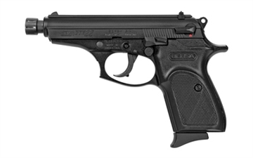 Picture of Bersa Thunder 22, Double Action/Single Action, Semi-automatic, Metal Frame Pistol, Compact, 22LR, 4.3" Threaded Barrel, Alloy, Matte Finish, Black, Polymer Grips, Fixed Sights, 10 Rounds, 1 Magazine T22MX