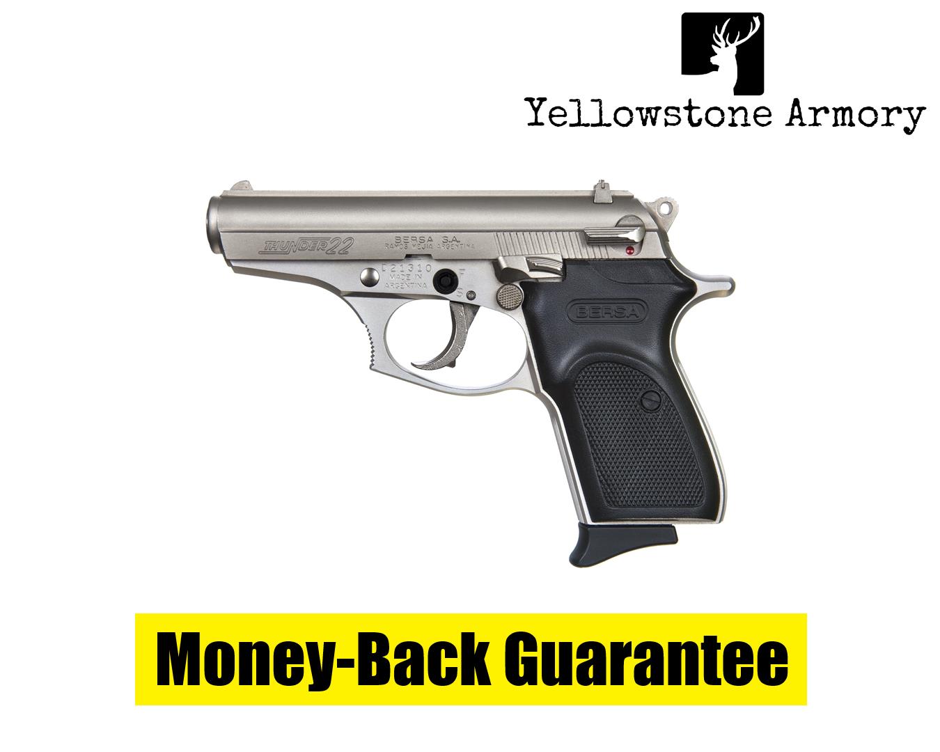 Bersa Thunder 22 Pistol LR Satin Nickel 10+1 rd. T22NKL-img-0