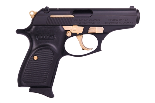 Picture of Bersa THUNDER 380 MATTE/GOLD 380ACP 3.5" | 8+1 | MATTE/GOLD PARTST380M8GLD
