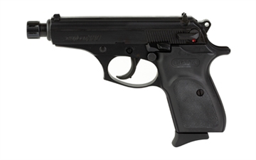 Picture of Bersa Thunder, Double Action/Single Action, Semi-automatic, Metal Frame Pistol, Compact, 380ACP, 4.3" Threaded Barrel, Alloy, Matte Finish, Black, Polymer Grips, Fixed Sights, 8 Rounds, 1 Magazine T380M8X