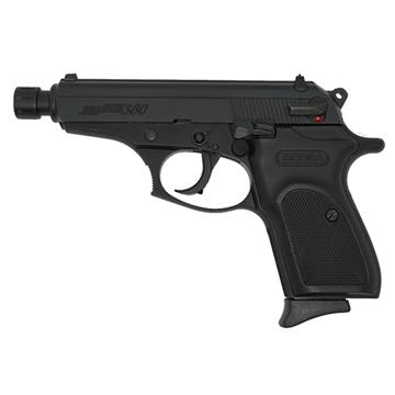 Picture of Bersa Thunder Plus, Double Action/Single Action, Semi-automatic, Metal Frame Pistol, 380ACP, 4.25" Threaded Barrel, Alloy, Matte Finish, Black, Polymer Grips, Fixed Sights, 15 Rounds, 1 Magazine T380PM15X