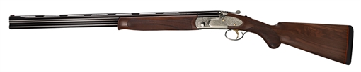 Picture of Bettinsoli USA Overland EELL 12 Gauge 3" 2 28" Blued 28" Vent Rib Barrel, Fixed Hand Oiled Turkish Walnut Stock Ambidextrous BOLL122822