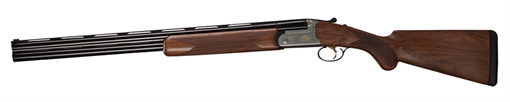 Picture of Bettinsoli USA Omega S Lite 12 Gauge Break Open 3" 2rd 28" Blued 28" Vent Rib Barrel Stainless Engraved Stainless Receiver Walnut Wood Fixed Stock Ambidextrous Hand BOSL122822