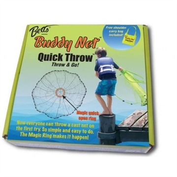 Picture of BETTS TACKLE BUDDY QUICK THROW NET 5' 3/8" MESH CHARTREUSE CH5-I-EZ