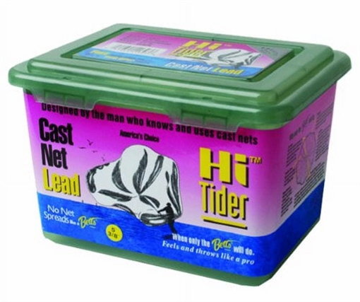 Picture of BETTS TACKLE HI TIDER CAST NET 8' MONO 3/8" MESH BOX LEAD WEIGHTS 8HMPB
