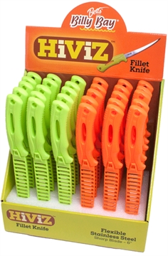Picture of BETTS TACKLE HI VIZ 6" 'FILLET KNIFE DISP 30PC FKD-30