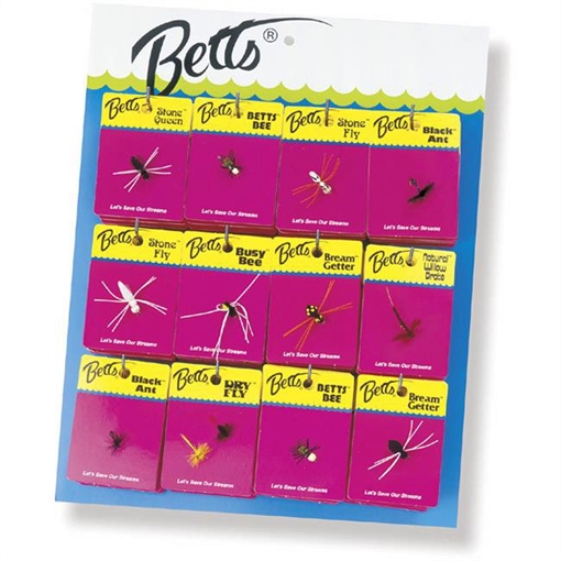 Picture of BETTS TACKLE PANFISH DISPLAY 72 ASSTD BUGS PF-6