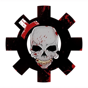 Picture of Ar15.Com AR15.COM BFL BLOOD SKULL STICKER Y