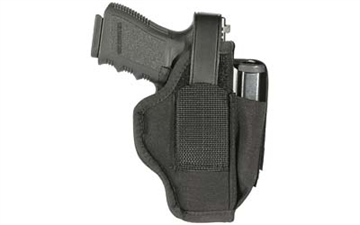 Picture of Blackhawk Multi-Use IWB/OWB Size 05 Black Cordura Nylon Belt Clip Fits Large Semi-Auto Fits 3.75-4.50" Barrel Ambidextrous 40AM05BK