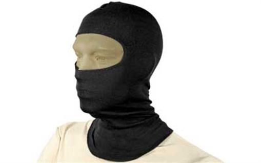 Picture of BLACKHAWK BlackHawk, Lightweight Balaclava, with Nomex, 18" Length, Black 333005BK