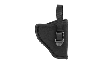 Picture of Blackhawk Hip OWB Size 00 Black Cordura Nylon Belt Slide Fits Sm/Med DA Revolver Fits 2-3" Barrel Right Hand 73NH00BKR