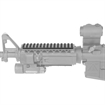 Picture of BH LOW PRO RAIL LADDER (18 SLOT) BLK 71RL00BK