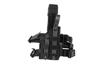 Picture of BLACKHAWK Omega VI Ultra Holster, Universal Handgun Fit Equipped With Light or Laser, Ambidextrous, Black 40MLH1BK