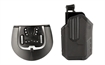 Picture of BLACKHAWK Omnivore L2 Multi-Fit Holster, Fits More Than 150Styles of Semi-Automatic Handguns with Streamlight TLR 1 & 2, Thumb Activated Retention Mechanism, Level 2 Retention, Left Hand, Black 419002BBL