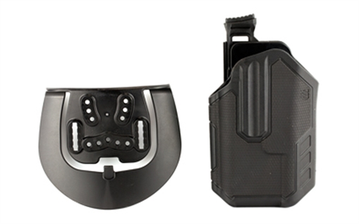 Picture of BLACKHAWK Omnivore L2 Multi-Fit Holster, Fits More Than 150Styles of Semi-Automatic Handguns with Streamlight TLR 1 & 2, Thumb Activated Retention Mechanism, Level 2 Retention, Left Hand, Black 419002BBL