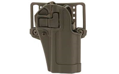 Picture of Blackhawk Serpa CQC OWB Size 42 Matte Black Polymer Belt Loop/Paddle Fits 1911 Commander Right Hand 410542BKR