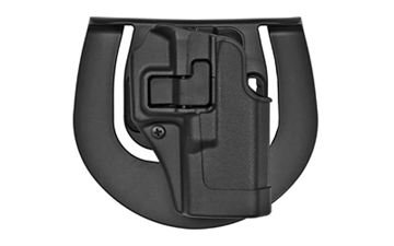 Picture of BLACKHAWK SERPA CQC Concealment Holster with Belt and Paddle Attachment, Fits Glock 19/23/32/36, Right Hand, Matte Black 410502BK-R 410502BKR