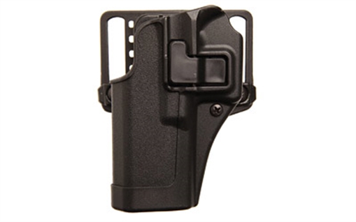 Picture of Blackhawk Serpa CQC OWB Size 13 Matte Black Polymer Belt Loop/Paddle Compatible w/Glock 20/21/37/S&W M&P/M&P Pro Left Hand 410513BKL
