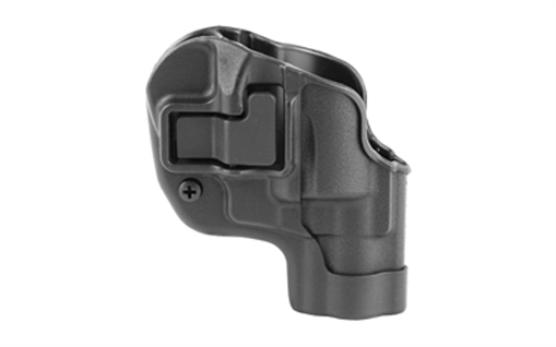 Picture of Blackhawk Serpa CQC OWB Size 20 Matte Black Polymer Belt Loop/Paddle Fits S&W J Frame Fits 2" Barrel Right Hand 410520BKR